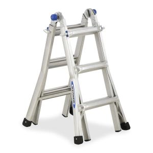 Werner Aluminum Telescoping Ladder with "J" Lock