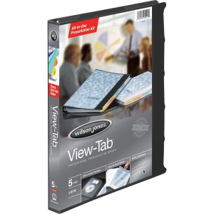 Wilson Jones View-Tab 5-Tab Transparent Dividers