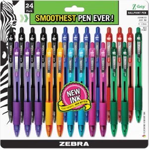 Zebra Z-Grip Retractable Ballpoint Pens