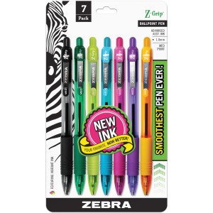 Zebra Z-Grip Retractable Ballpoint Pens