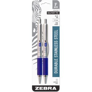 Zebra STEEL 4 Series F-402 Retractable Ballpoint Pen