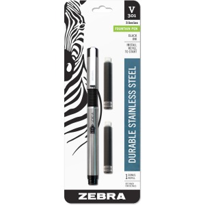 Zebra STEEL 3 Series V-301 Fountain Pen