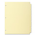 Plain Tab Index Dividers