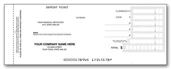 Booked Deposit Tickets - Quick Entry