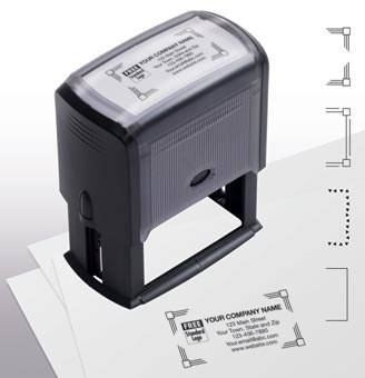 Name & Address Stamp, Large - Self-Inking