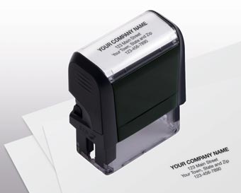 Name and Address Stamp, Small - Self-Inking