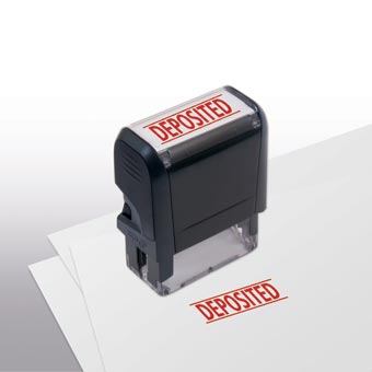 Deposited Stamp - Self-Inking