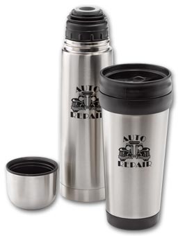 Stainless Thermos and Tumbler Set