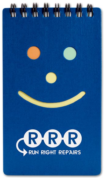 Eco Smiley Sticky jotter