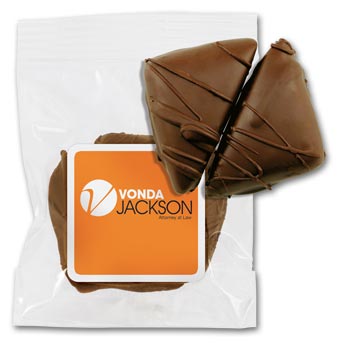 2 pc Chocolate Caramels Bag