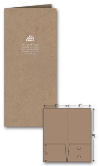 Mini Presentation Folder - Foil Imprint