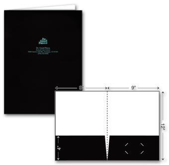 Standard Glossy Presentation Folder - Foil Imprint