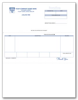 Classic Laser/Inkjet Invoice