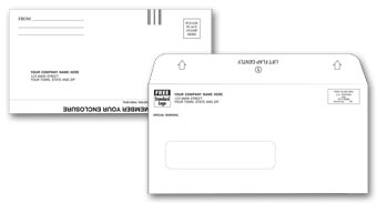 Combination, Mailer and Return Envelope