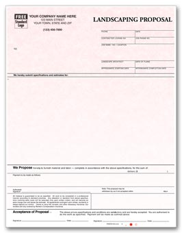 Laser Landscaping Proposal Parchment