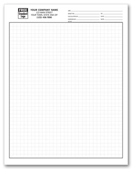 Graph Papers, Standard 1/4 , Padded