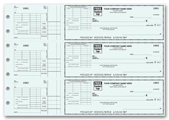 3-On-A-Page Check With Corner Voucher