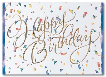 Confetti Birthday Card