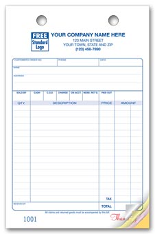 Multi-Purpose Register Forms, Classic Design, Large Format 2-part