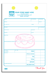 Bakery Register Forms - Large Classic 2-part