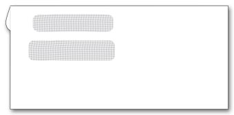 Double Window Confidential Envelope