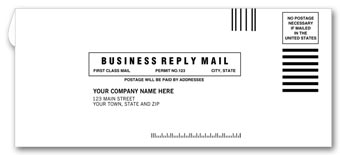 #9 Business Reply Envelope