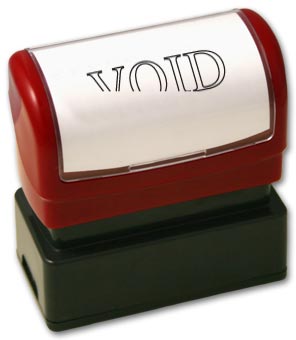 Void Stamp - Pre-Inked