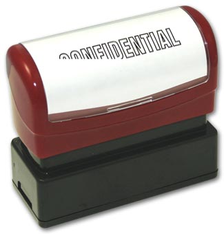 Confidential Stamp - Pre-Inked