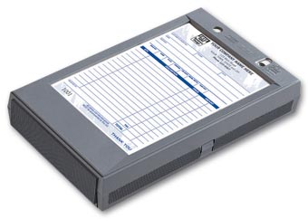 Portable Register - Plastic Register for 5 1/2 x 8 1/2 Forms