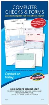 Computer Forms & Checks Stuffer/Ad Card