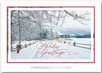 Snowy Welcome Holiday Cards