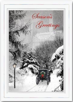 Yuletide Carriage Holiday Cards