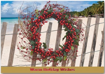 Beach Wishes Holiday Cards