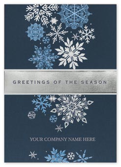 Fall of Flakes Holiday Cards