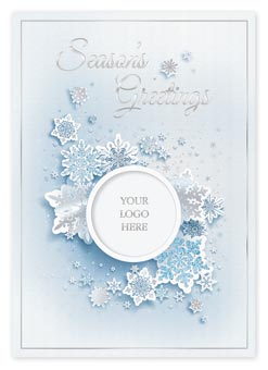 Swirling Snow Holiday Cards