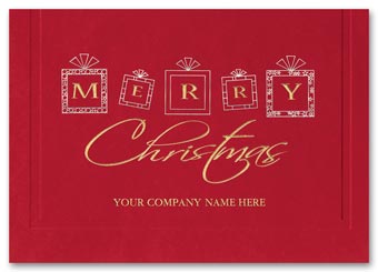 Christmas Merriment Holiday Card