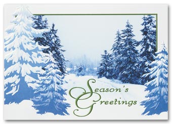 Winter Serenity Holiday Card