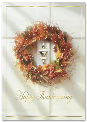 Thanksgiving Homecoming Holiday Card