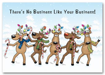 Entertaining Holiday Card