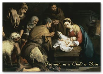 Nativity Night Holiday Card