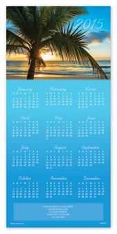 Tropic Sunset Calendar Cards