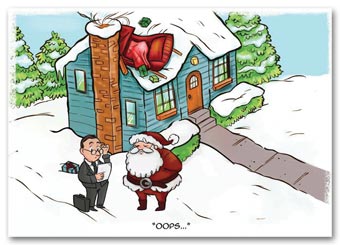 Fender Bender  Insurance Holiday Cards