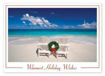 Beachy Holiday Budget Cards