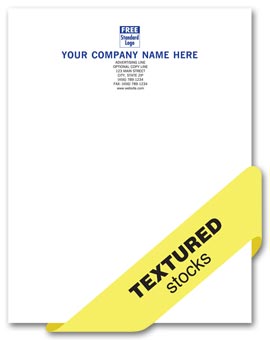 Preferred Letterhead, 1 or 2 ink colors, textured stocks