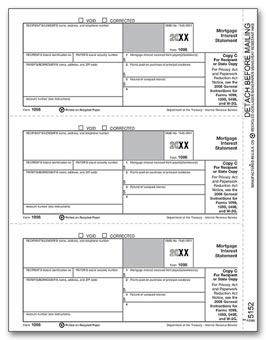 2016 Laser 1098, Mortgage Interest, Lender or State Copy C