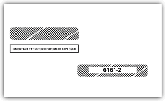 2016 4-Up Box Laser W-2 and Box Laser 1099-R Window Envelope