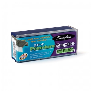 S.F. 4 Premium Staples, 1/4" Length, 210 Per Strip, Box of 5000