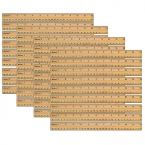 School Wood Ruler, Pack of 36