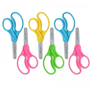 (3 PK) 5IN KIDS SCISSORS BLUNT 2PK 