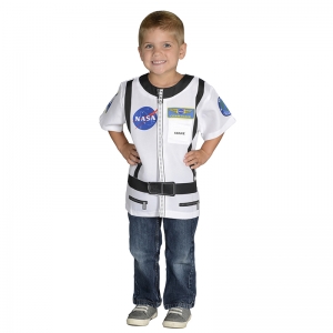 My 1st Career Gear White Astronaut Top, One Size Fits Most Ages 36